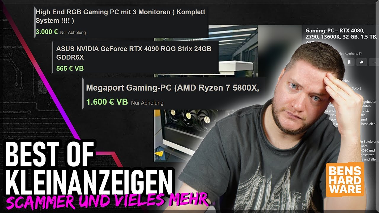 SCAMMER, SCALPER und WUCHERPREISE! Extrem ÜBERTEUERTE PCs auf KLEINANZEIGEN!