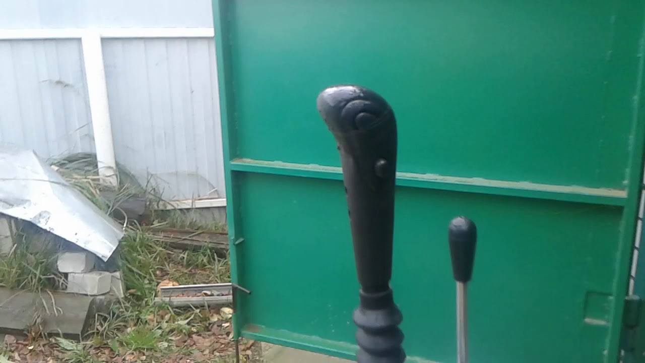 Обзор на самодельный мини погрузчик 