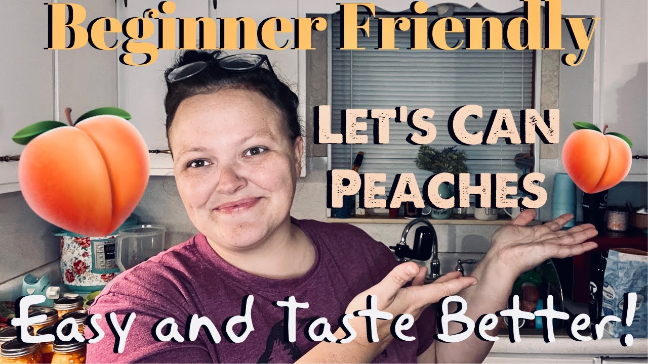 Canning Fresh Georgia Peaches || Beginner Friendly || Filling Our Emergency Pantry