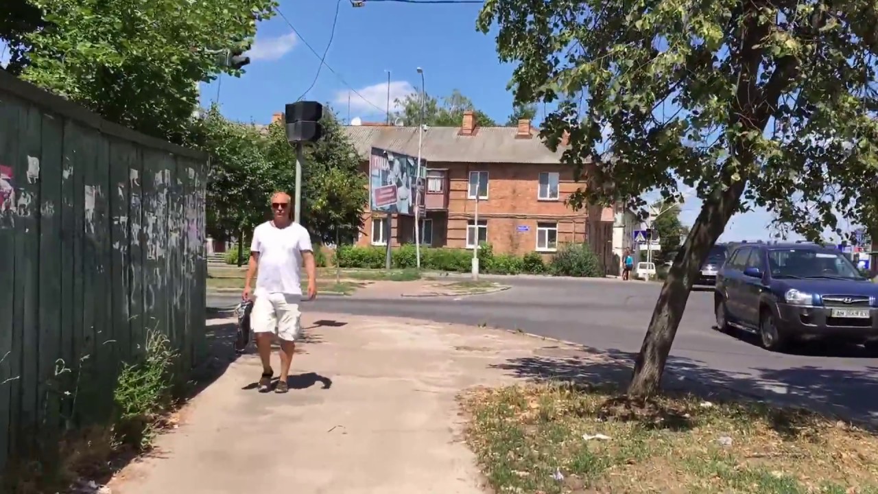 БЕРДИЧЕВ 4K::улица Европейская 23 07 2017