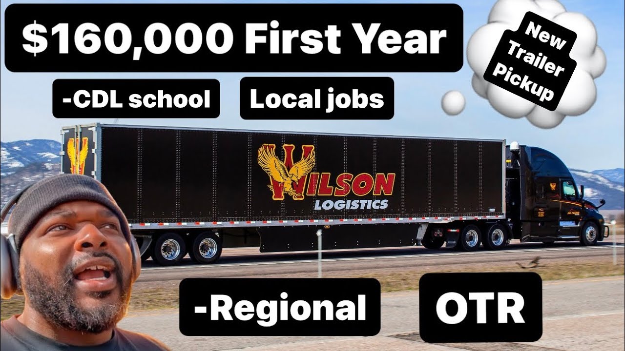 Wilson logistics is paying a insane amount of MONEY for Dry Van 😳💰 | New Trailer Pickup #Vlog #fyp