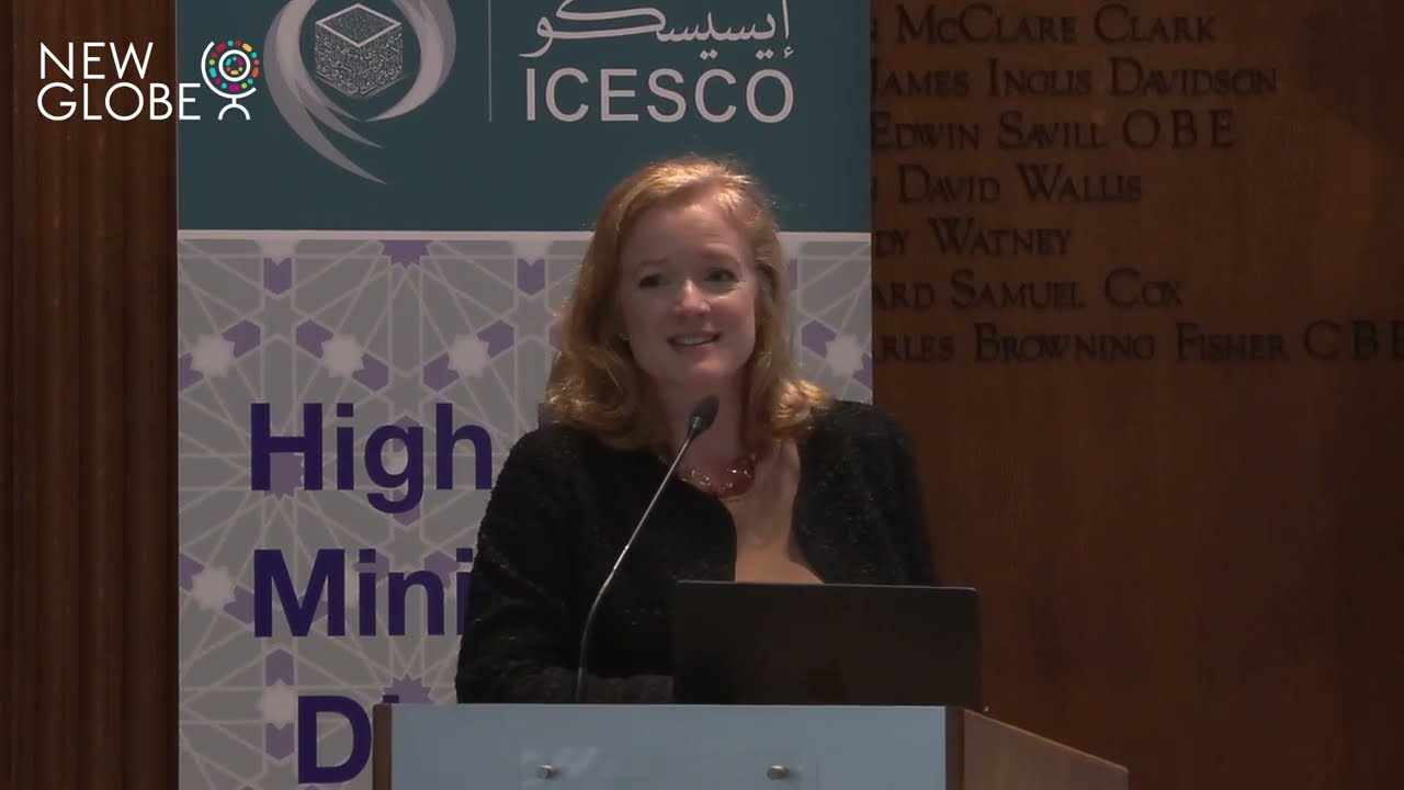 Dr. Shannon May, President & Co-Founder of NewGlobe at the ICESCO&ndash;NewGlobe HLMD | EWF 2025