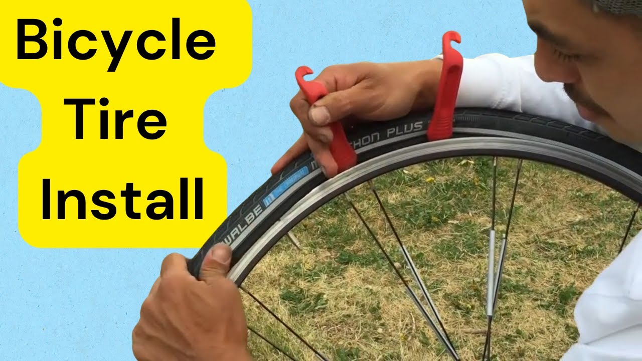 Bicycle Tire, tube & rim strip Installation (Schwalbe Marathon Plus) - Bosque Mobile Bicycle Repair