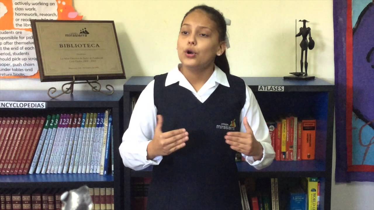 Ganadora del concurso de Oratoria - Secundaria - Colegio Mirasierra 2016