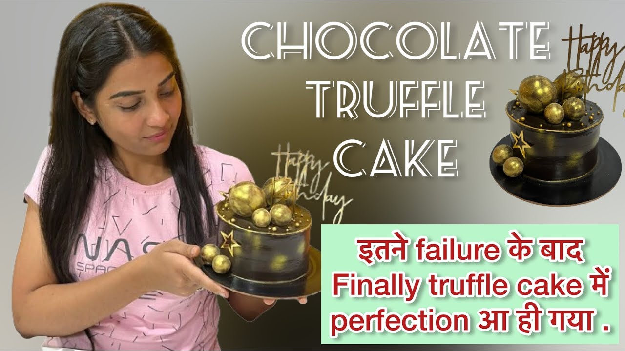 Chocolate Truffle Cake making || step by step easy cake making || The Cake Room ||