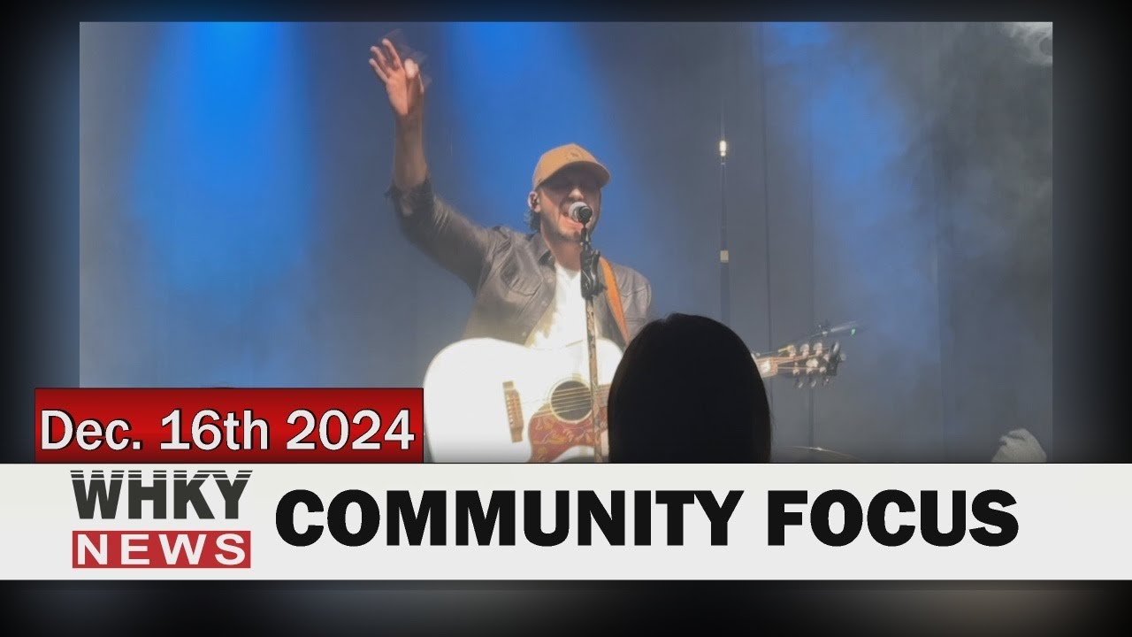 COUNTRY SINGER DREW BALDRIDGE CHATS WITH WHKY | WHKY News -- Community Focus: Monday, 12/16/2024