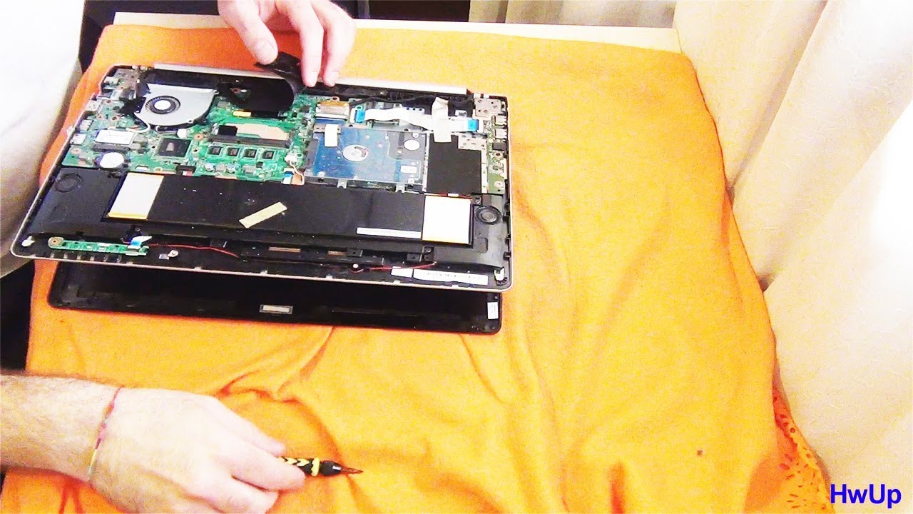 ASUS S500C Riparazione sostituzione cavo Flat LCD Disassembly EP1