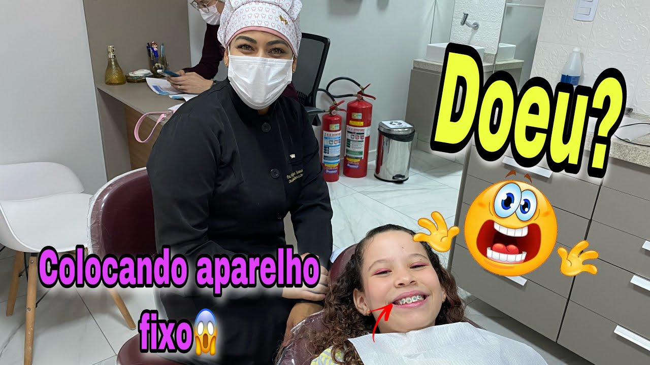 COLOCANDO APARELHO FIXO😱 (DOEU?) | ANINHA #aninhasantosoficial_ #aparelhofixo