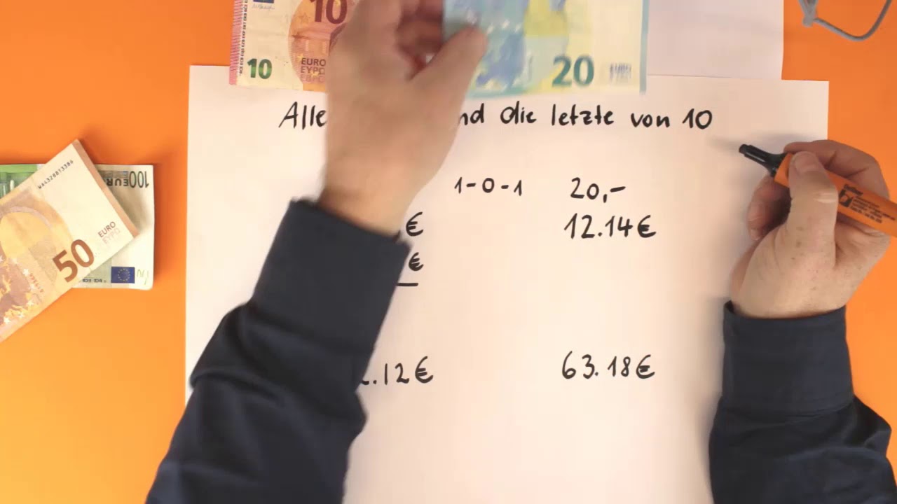 Homeschooling - Wechselgeld errechnen mit Vedischer Mathematik