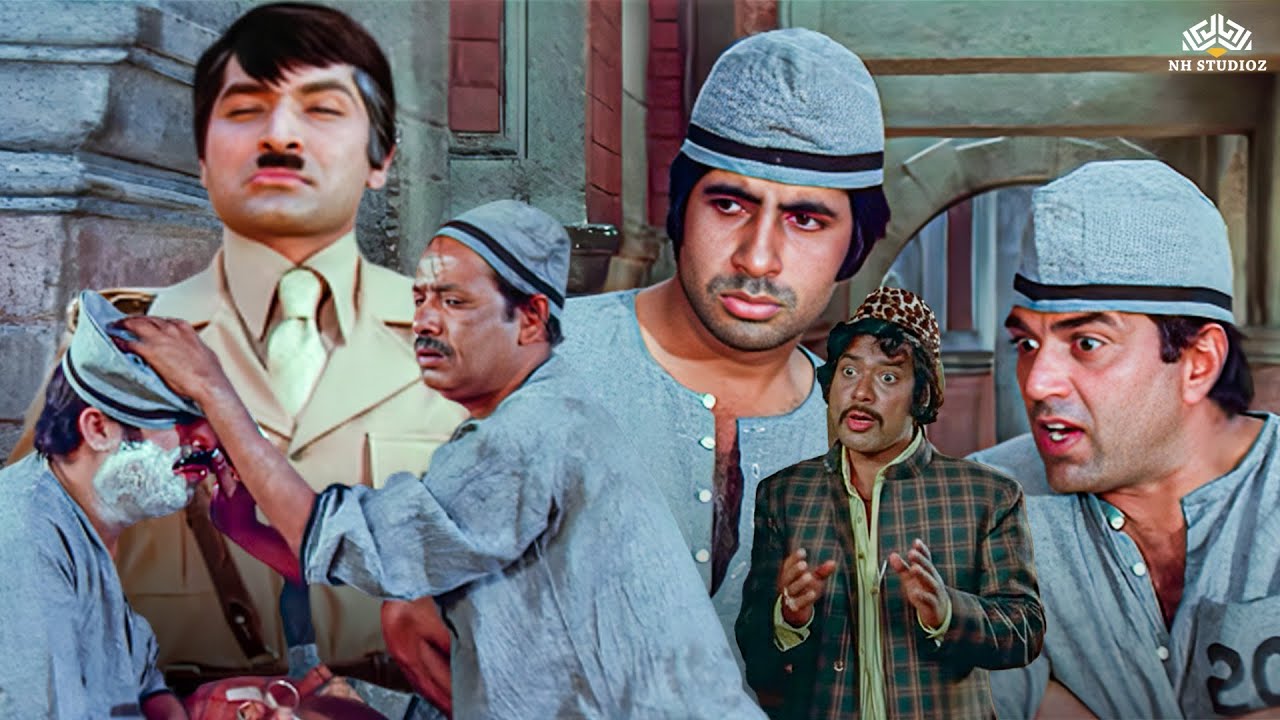 जेल में सुरंग बनाने में कितने दिन लगेंगे? जय-वीरू ने हरिराम को बनाया बेवकूफ! | Sholay Comedy Scenes