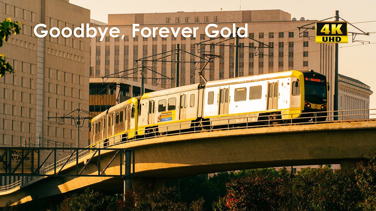 ⁴ᴷ⁶⁰ LA Metro | Goodbye, Forever Gold | The last day with current L Line
