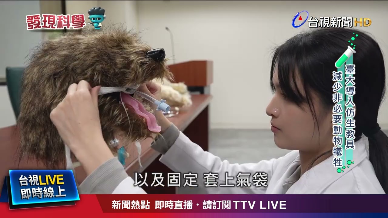 臺大導入仿生教具 減少非必要動物犧牲