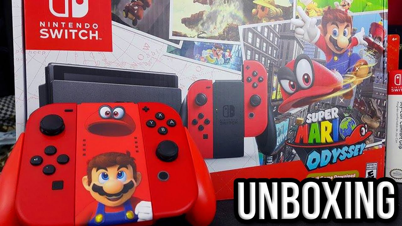 ODISEA DE COLECCIÓN!! | #Unboxing Nintendo Switch Edición Mario Odyssey + Amiibos + Joycon!!
