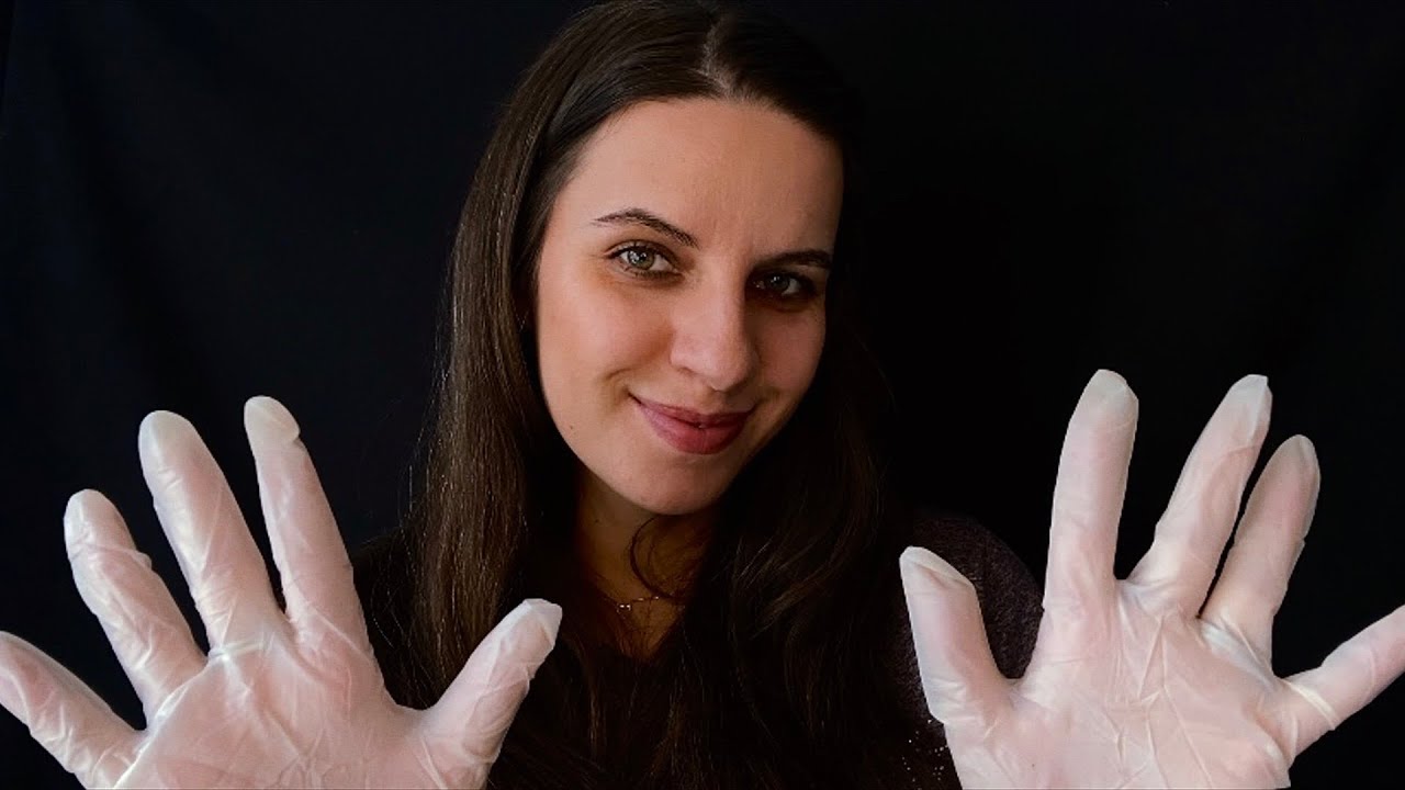 ASMR SPA DAS MÃOS (com sons de luva relaxante)
