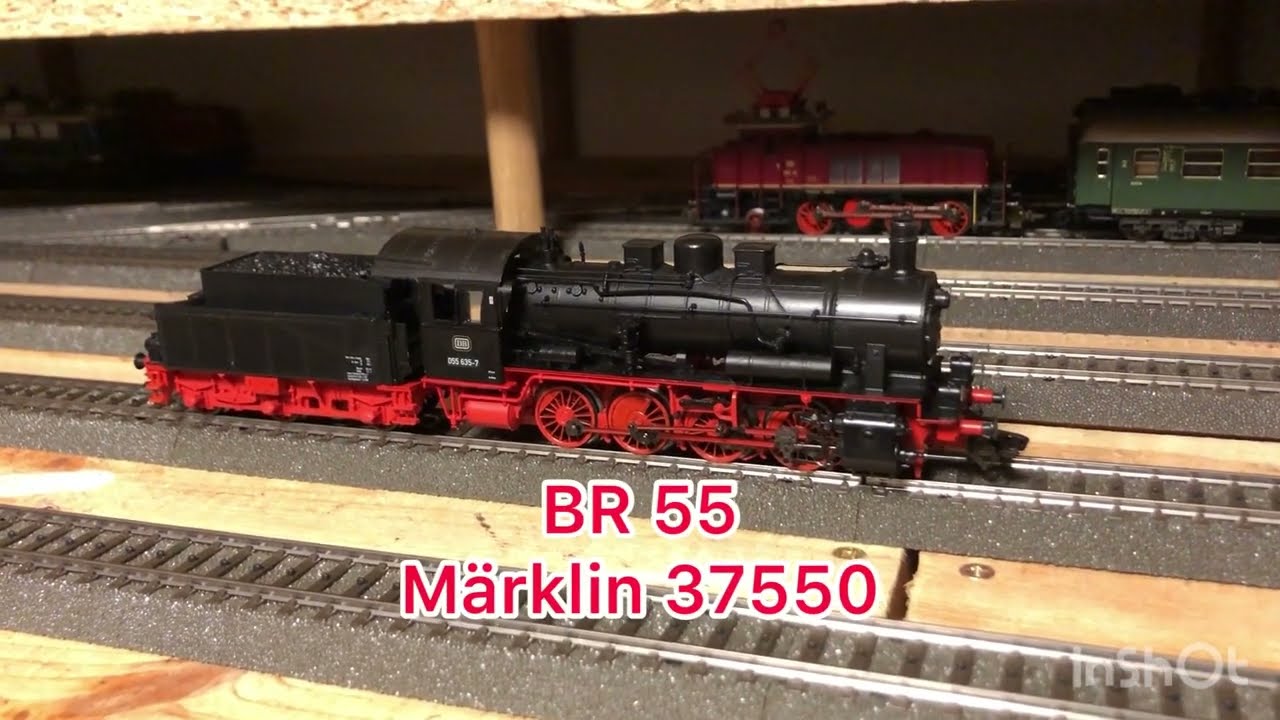 Märklin Güterzugloks BR 41, 44, 50 und 55, Zugzusammenstellungen und Vorbeifahrten