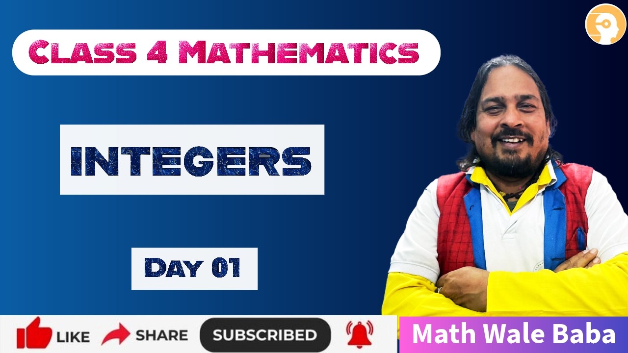 Day 01 | Integers | Ch - 01 | Class 07 |  Mathematics | #creatorssuper30 #mathematics