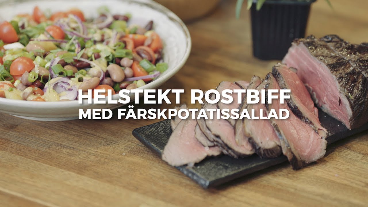 Mattips för utvecklare // Avsnitt 6 // Helstekt rostbiff med färskpotatissallad