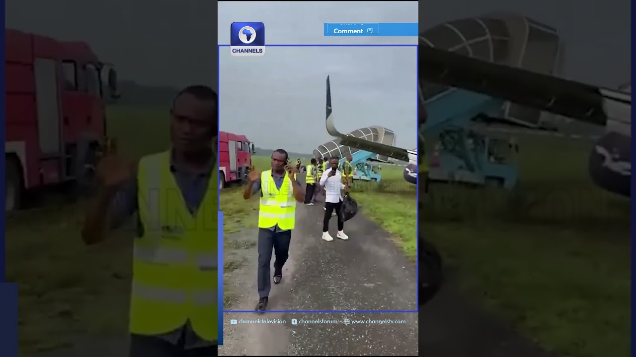 Air Peace Plane Veers Off Runway In Port Harcourt | Shorts
