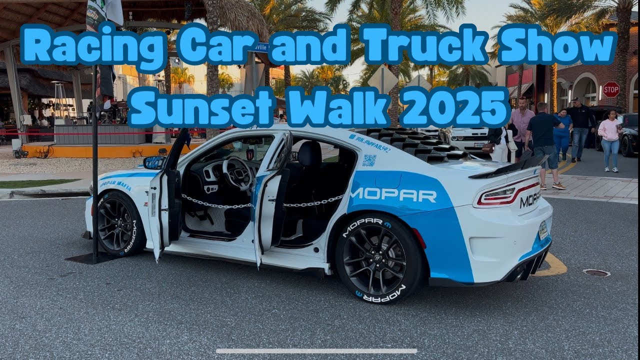 Promenade Racing Car & Truck Show|Promenade Sunset Walk Margaritaville Resort Orlando March 2025