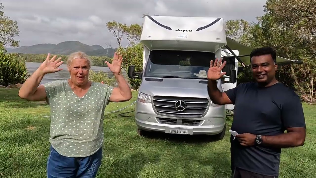Caravaning at Greenmans on the  Hawkesbury