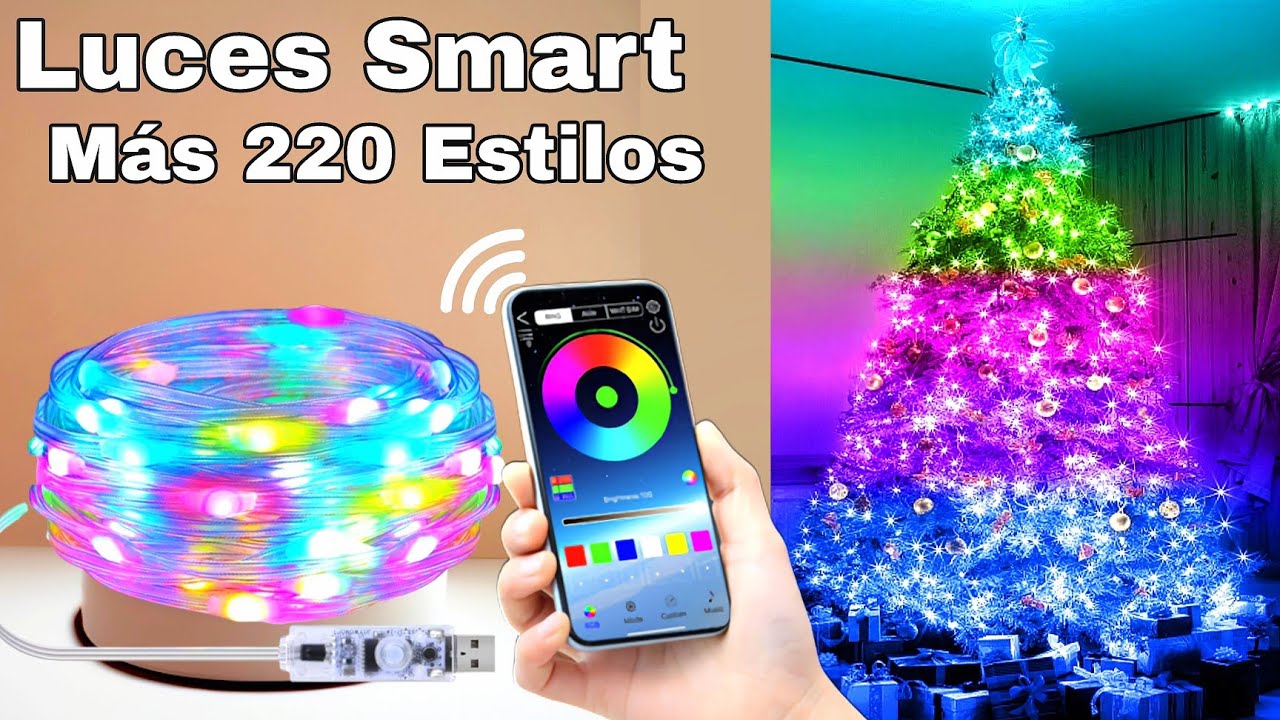 Luces Navideñas Inteligentes 🎅🎄¡ Tu Mejor Opción Para Esta Navidad !