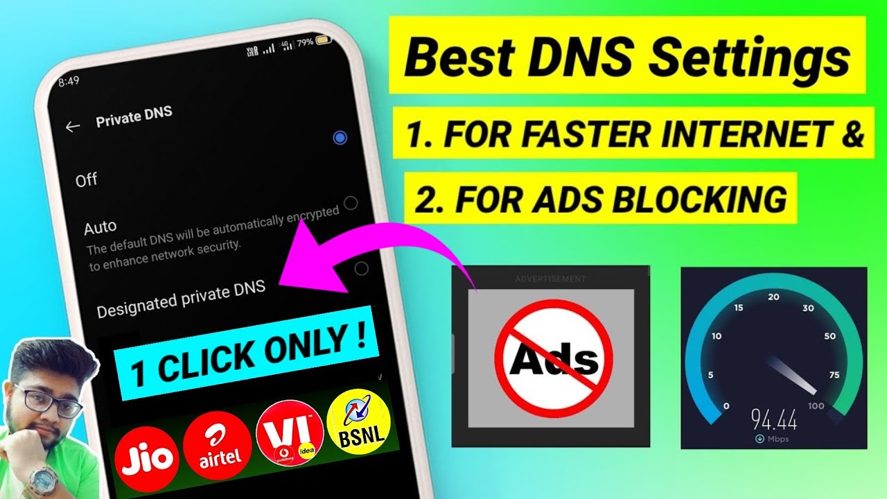 Private DNS Kya Hai 🤔? Best DNS For Fast Internet & Ads Block ✅| DNS Settings | Private DNS Settings