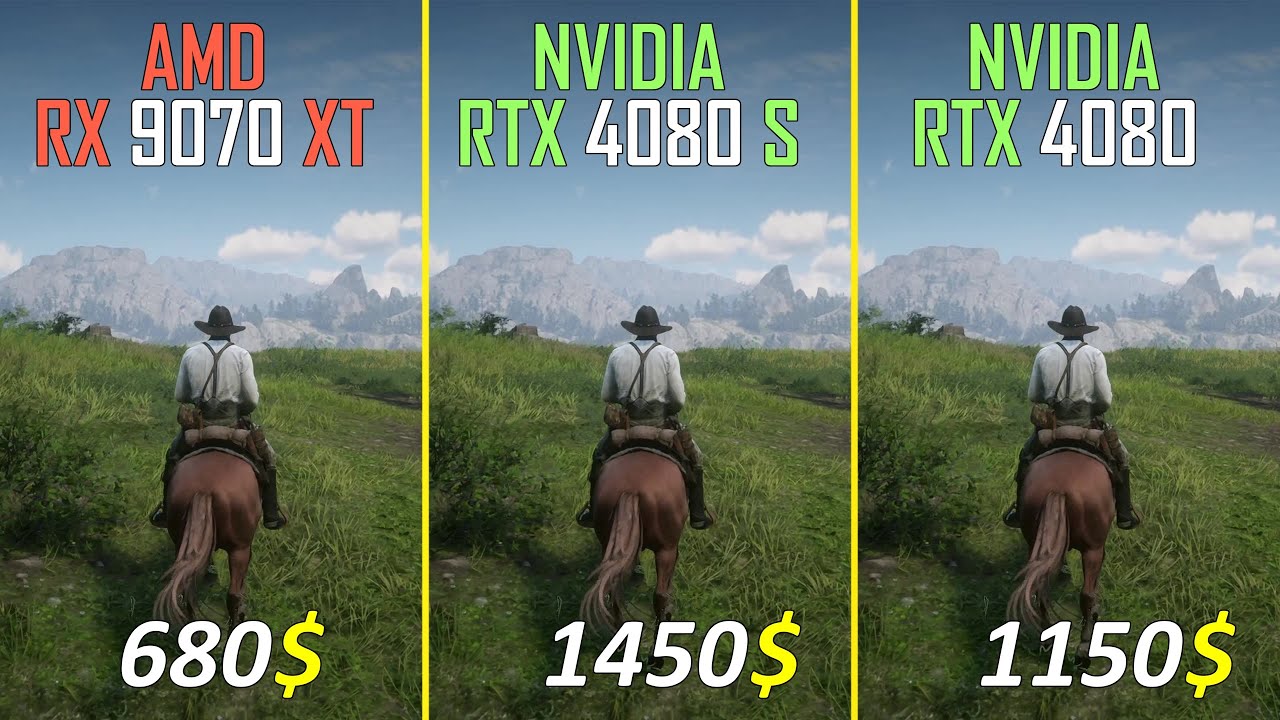 RX 9070 XT vs RTX 4080 SUPER vs RTX 4080 Test  in 10 GAMES