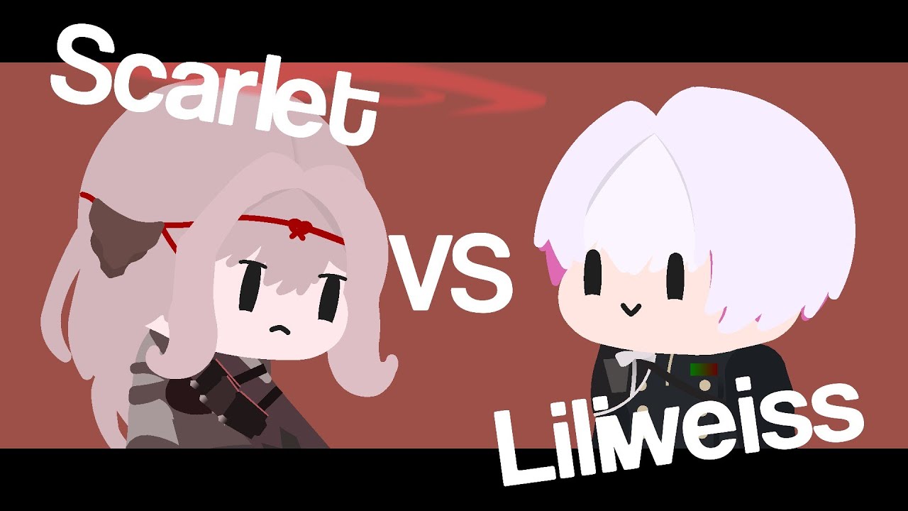 Scarlet VS Liliweiss... in a Nutshell (NIKKE Animation)