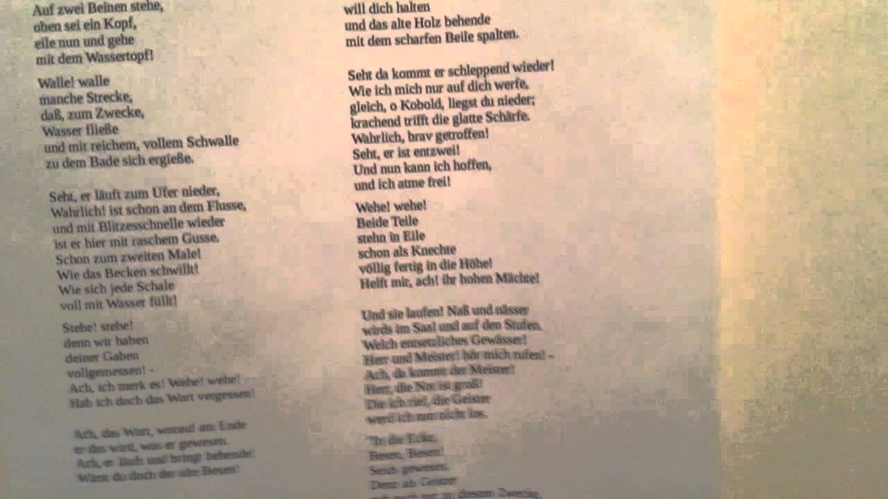 Der Zauberlehrling