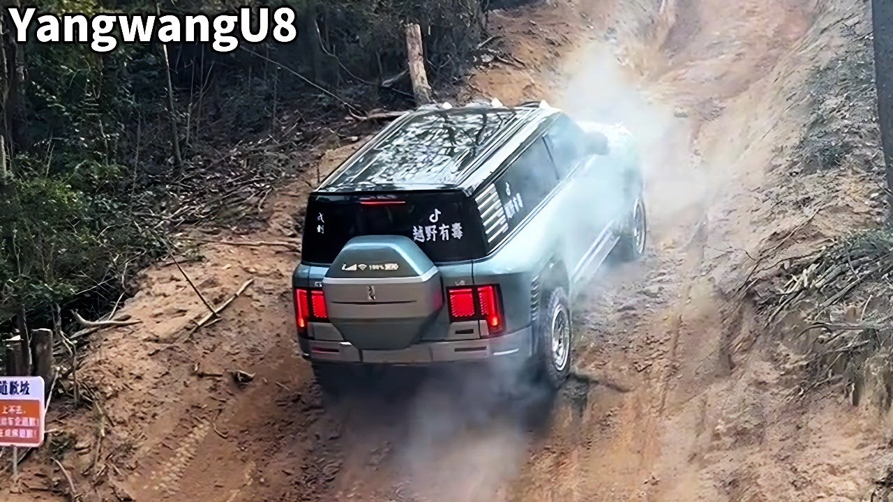 Китайский электрический внедорожник: BYD Yangwang U8 4X4 Off-Road! #offroad #byd #yangwangU8