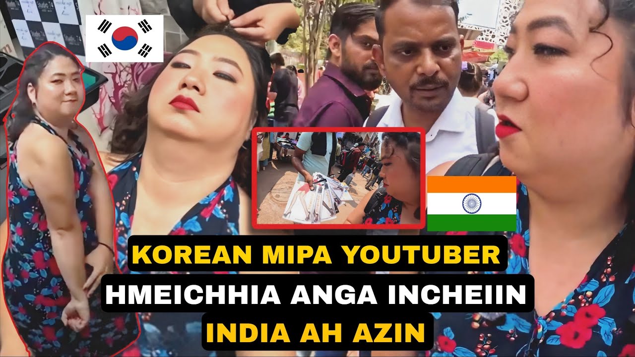KOREAN MIPA YOUTUBER INDIA AH EXPERIMENT A NEI 😂