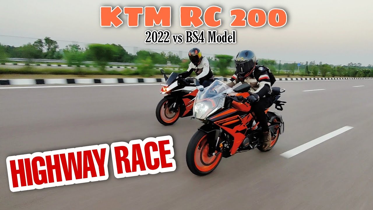 2022 KTM RC200 vs RC200BS4 Top End Battle