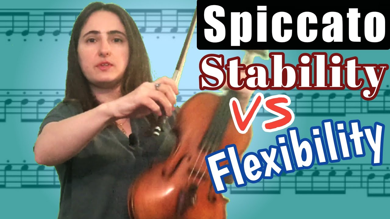 SPICCATO: How much finger/wrist flexibility do you REALLY need? | Also on Colle, Sautille, & Detache