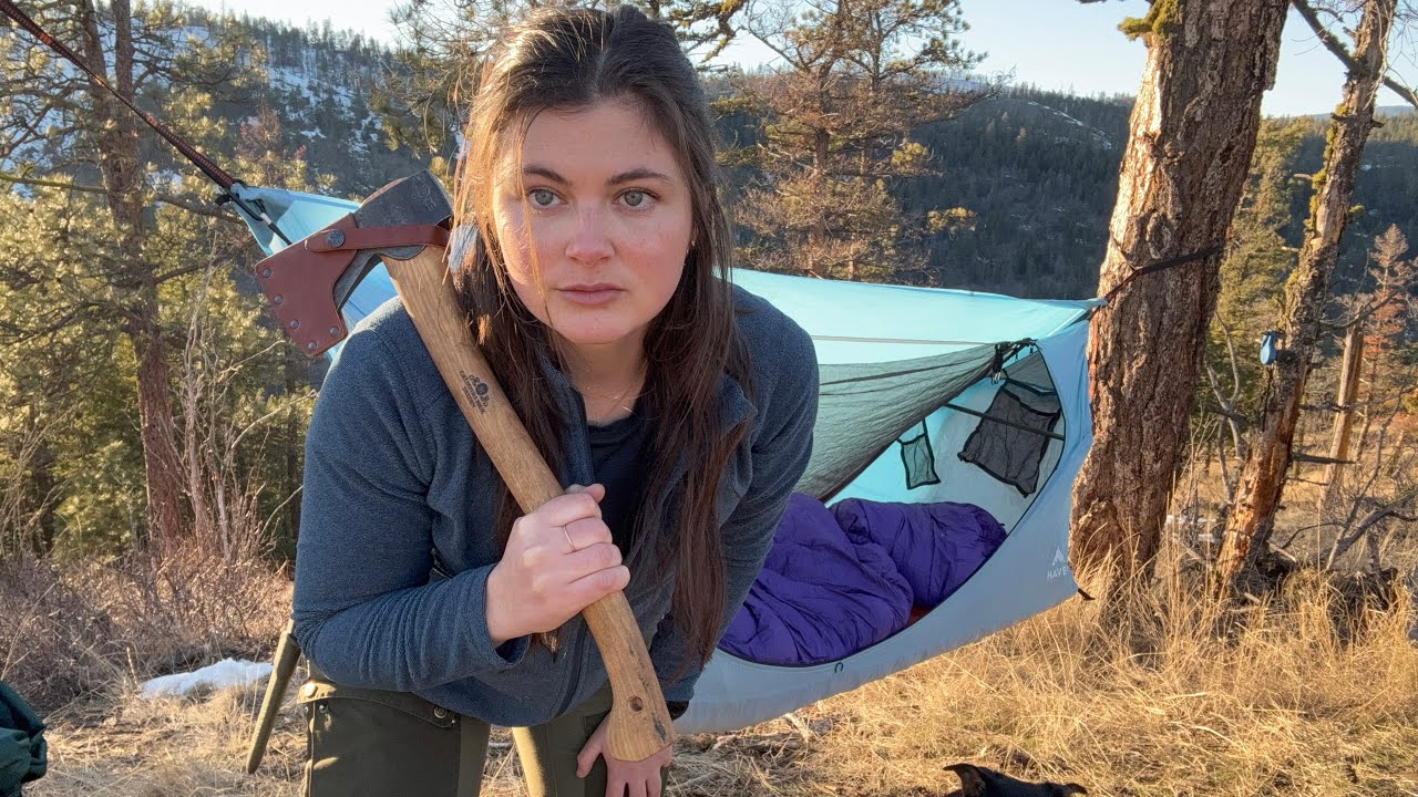 Solo Hammock Camping & Bushcraft Cooking