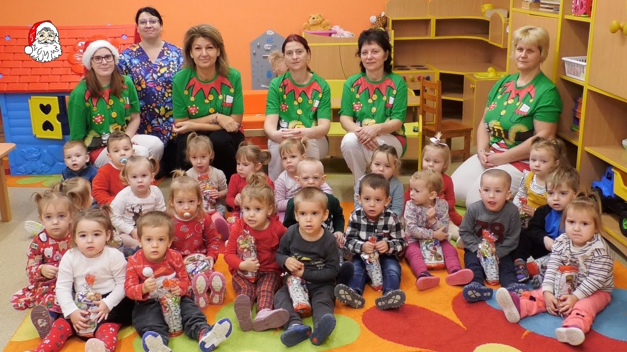 Mikulás a hernádi Csicsergő Bölcsődében 2022