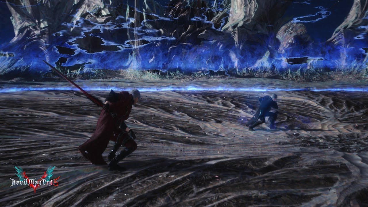 DMC5 - Anime Dante vs Vergil