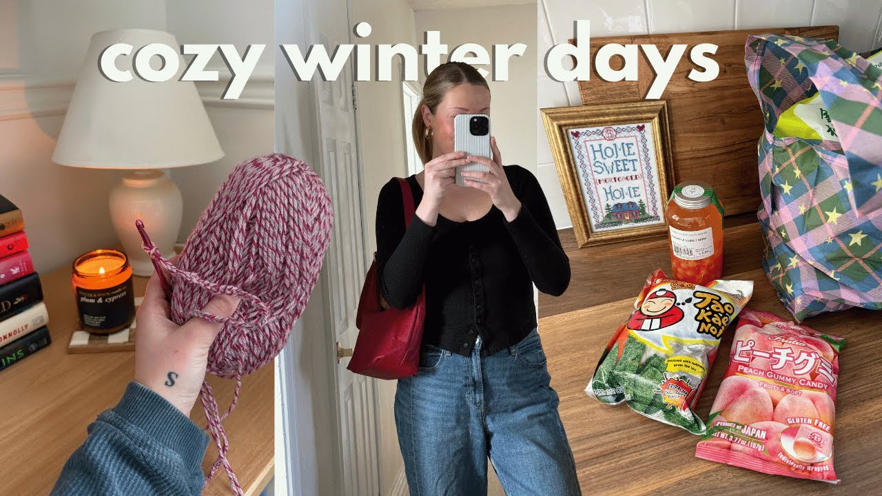 life of an introvert 💌  trying new hobbies, thrift haul & cozy winter days at home