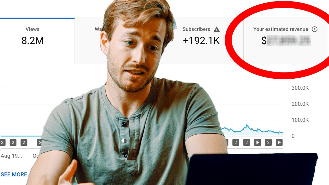 How much YouTube paid me in one year