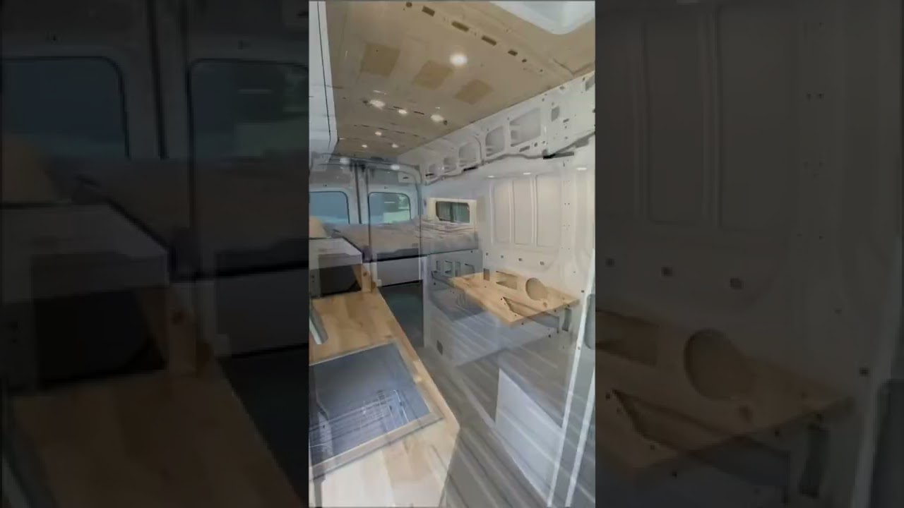 Van Build Before After. 