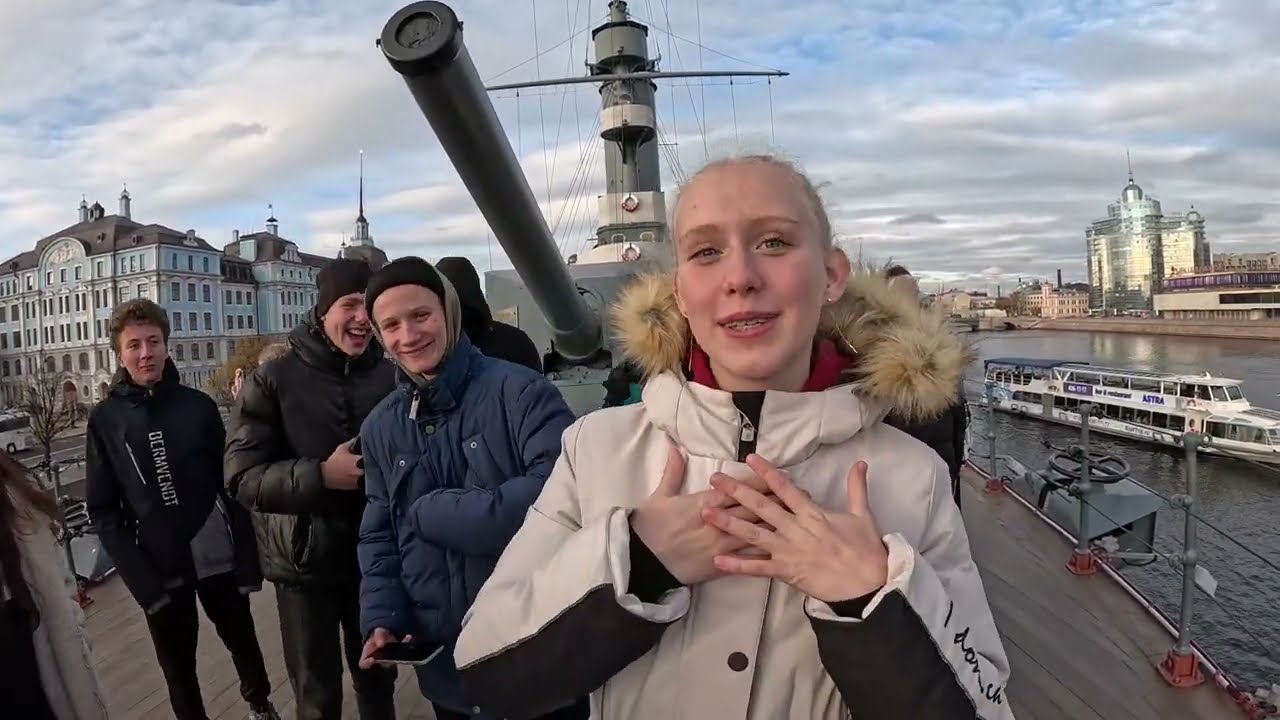 Visiting the Warship Museum (Cruiser Aurora)in St. Petersburg ep-12