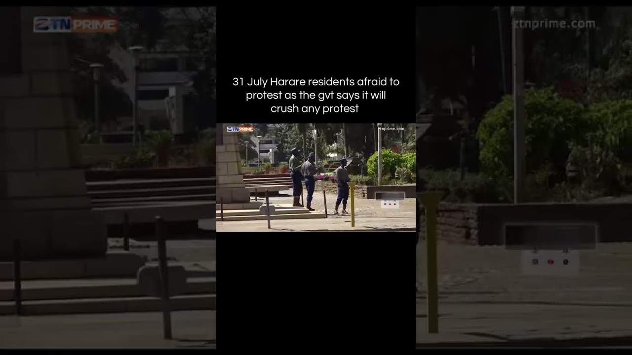 31 July protest in Harare Zimbabwe