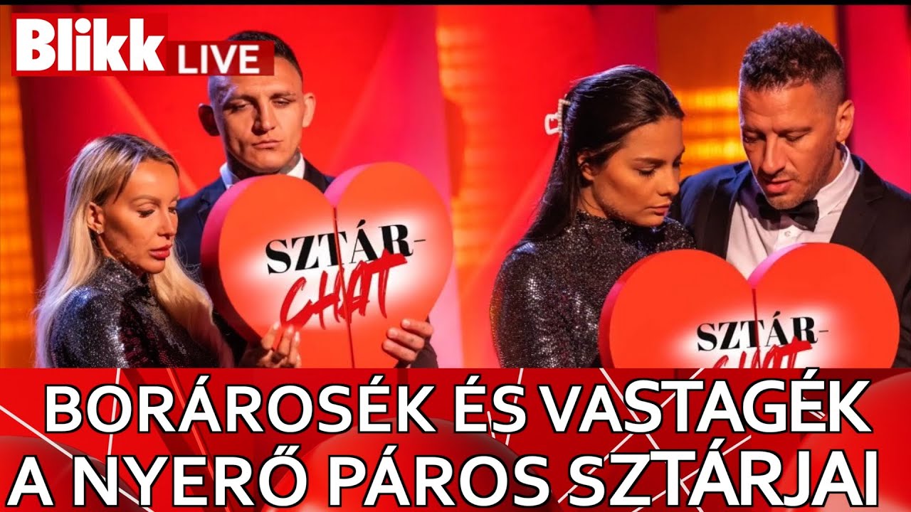 Blikk LIVE - Az RTL Nyerő Páros sztárjai: Vastag Csaba és Evelin, illetve Boráros Gábor és Mónika
