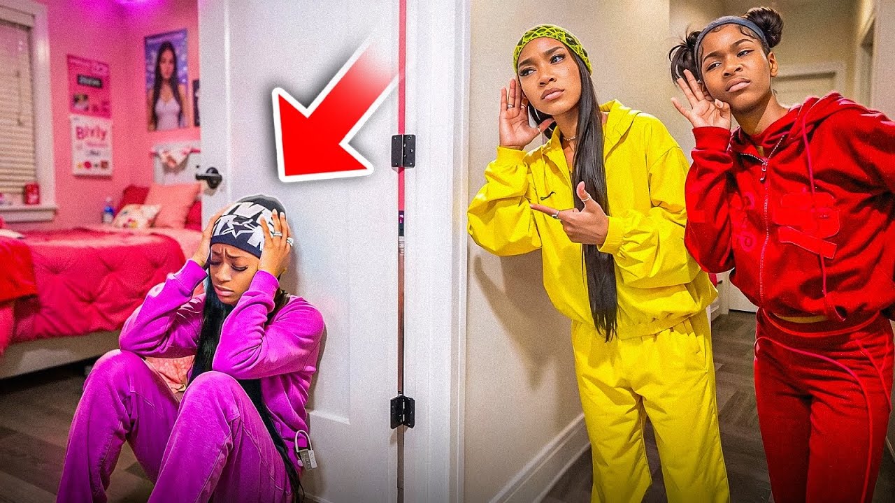 CRYING With The DOOR LOCKED To Get Their Reaction🥹…
