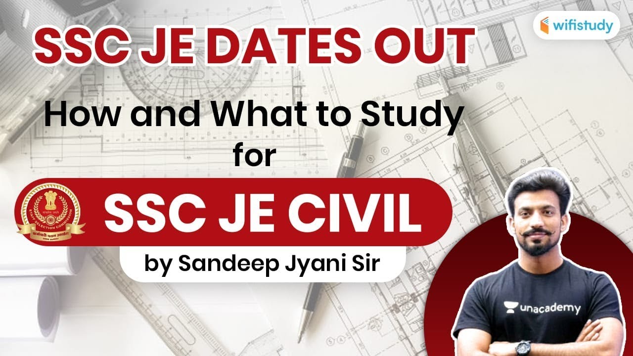 SSC JE Exam Date 2020 Out | How & What to Study for SSC JE Civil by Sandeep Jyani Sir