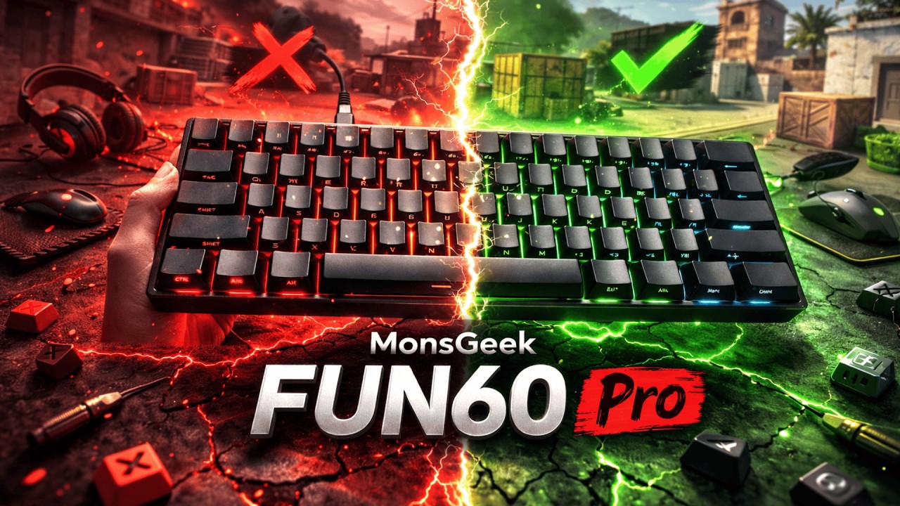 O Teclado Magnético 60% MAIS BARATO? Testei o MonsGeek FUN60 Pro