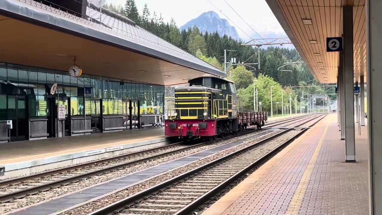 D245 6035 in manovra a Tarvisio Boscoverde 22/09/23