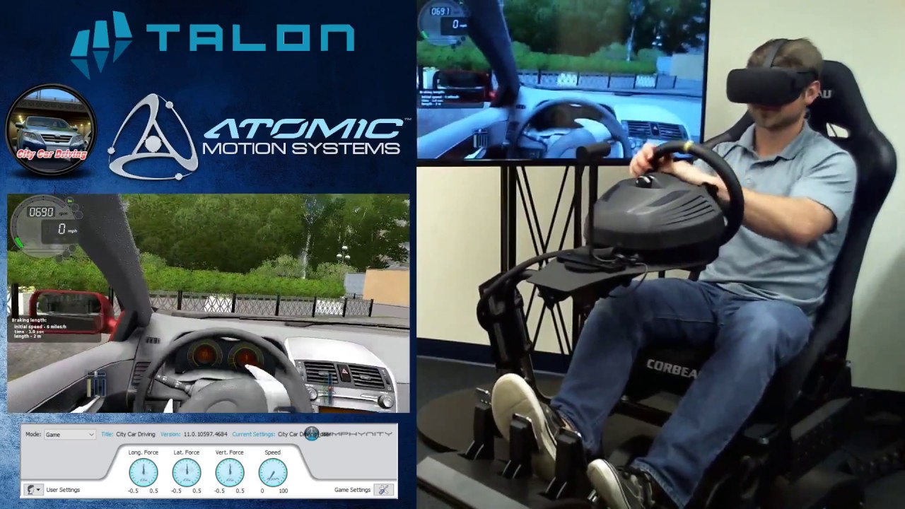 Atomic A3 Driver Training Simulator - City Car Driving