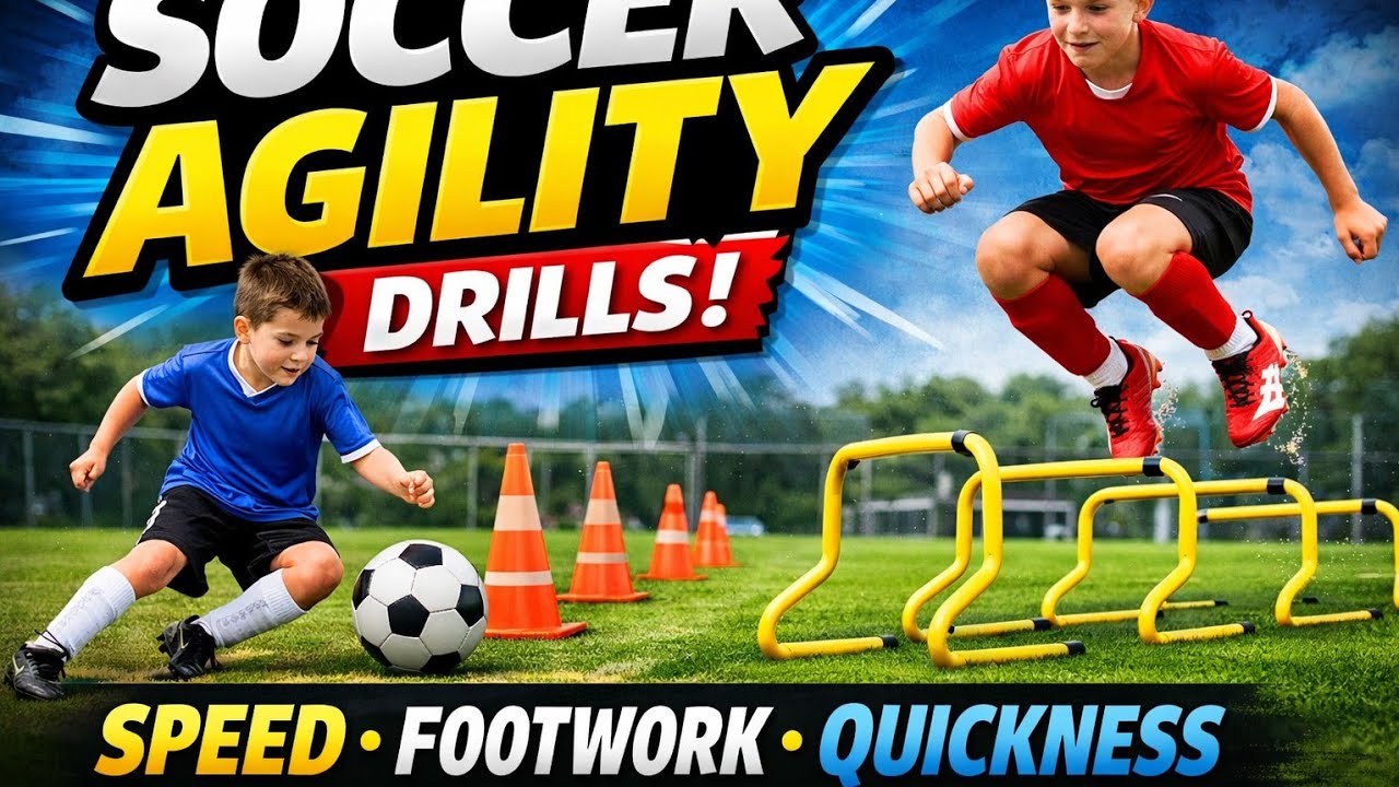 Soccer Agility Drills for Youth | Plyometric Workout for Speed, Footwork & Quickness