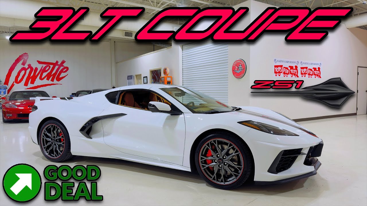 2024 Arctic White Z51 C8 GREAT BUY at Corvette World!