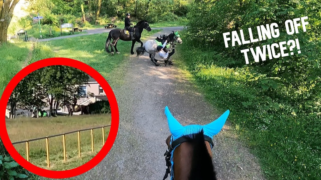 SHE FELL OFF TWICE? | GOPRO HACK | THATOLLIEPONY